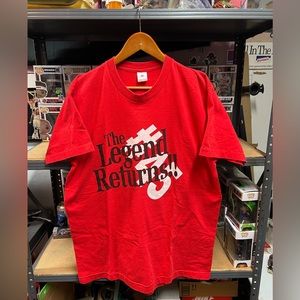 Vintage Micheal Jordan Chicago Bulls The Legend Returns Single Stitch Tee